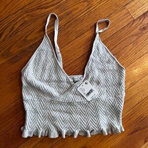 Free People Bralette - NWT, ivory color, size small
